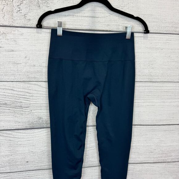 Pavoi Women's Deep Teal Blue Active Leggings Size Medium - Picture 2 of 6